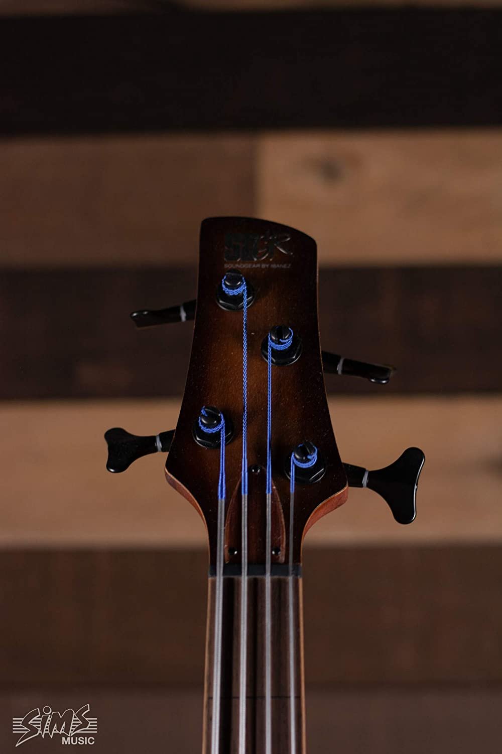 Ibanez SRH500F Fretless Acoustic-Electric Bass Guitar Flat Natural Browned Burst