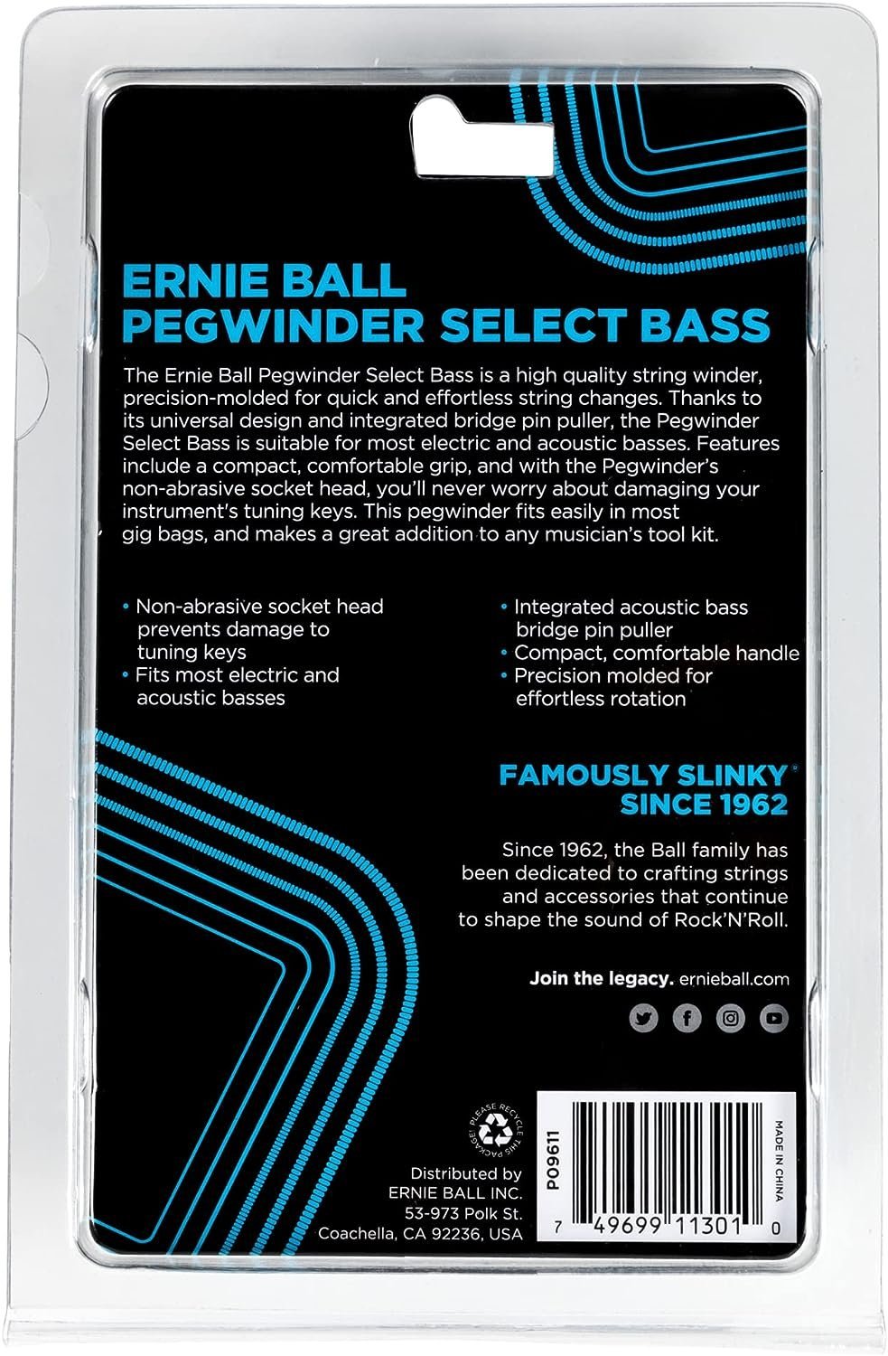 Ernie Ball Pegwinder Select Bass