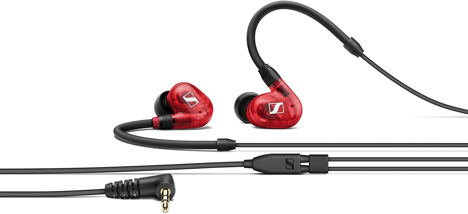 Sennheiser Professional IE 100 PRO Dynamic In-Ear Monitoring Headphones, Red