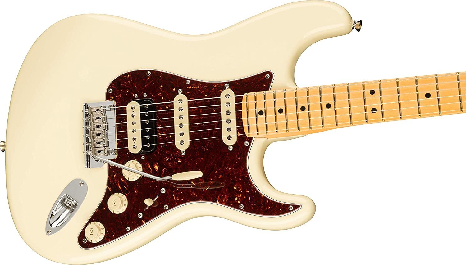 Fender American Professional II Stratocaster HSS - Olympic White with Maple Fingerboard