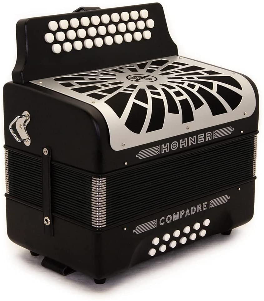 Hohner Compadre GCF Accordion with Gig Bag (Black)