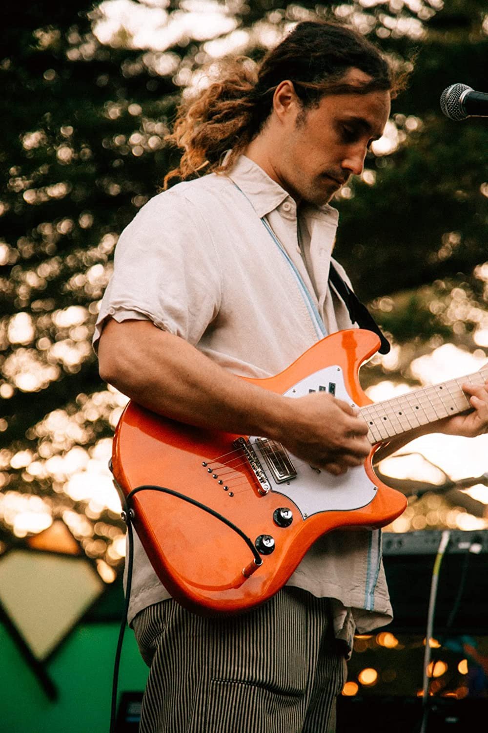Guild Surfliner Solidbody Electric Guitar - Sunset Orange