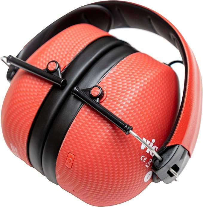 Vic Firth Bluetooth Isolation Headphones, Red (VXHP0012)