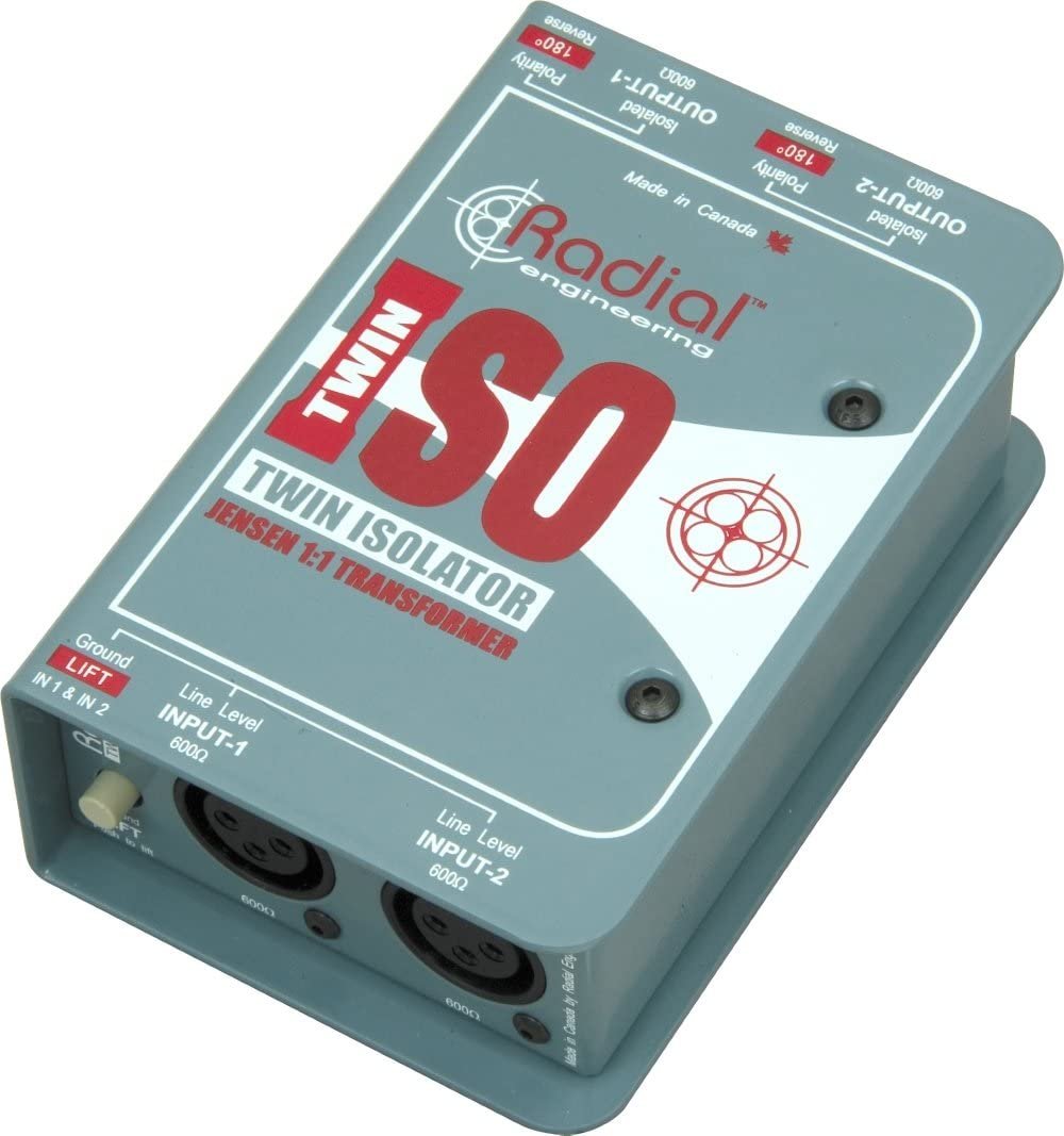 Radial TWIN ISO Passive Line-Level Isolator (Standard)