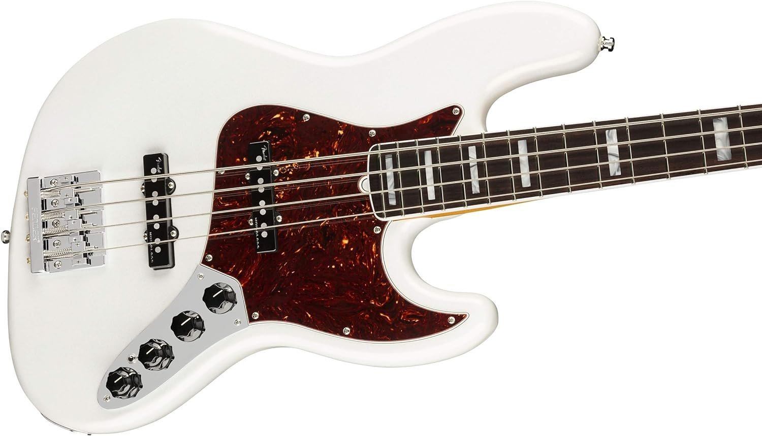 Fender American Ultra Jazz Bass, Arctic Pearl, Rosewood Fingerboard