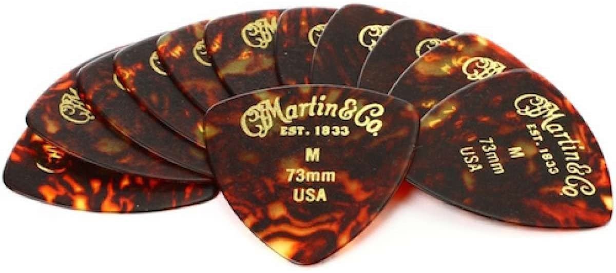 Martin Guitar Picks 12 Pack 73mm (18A0053)