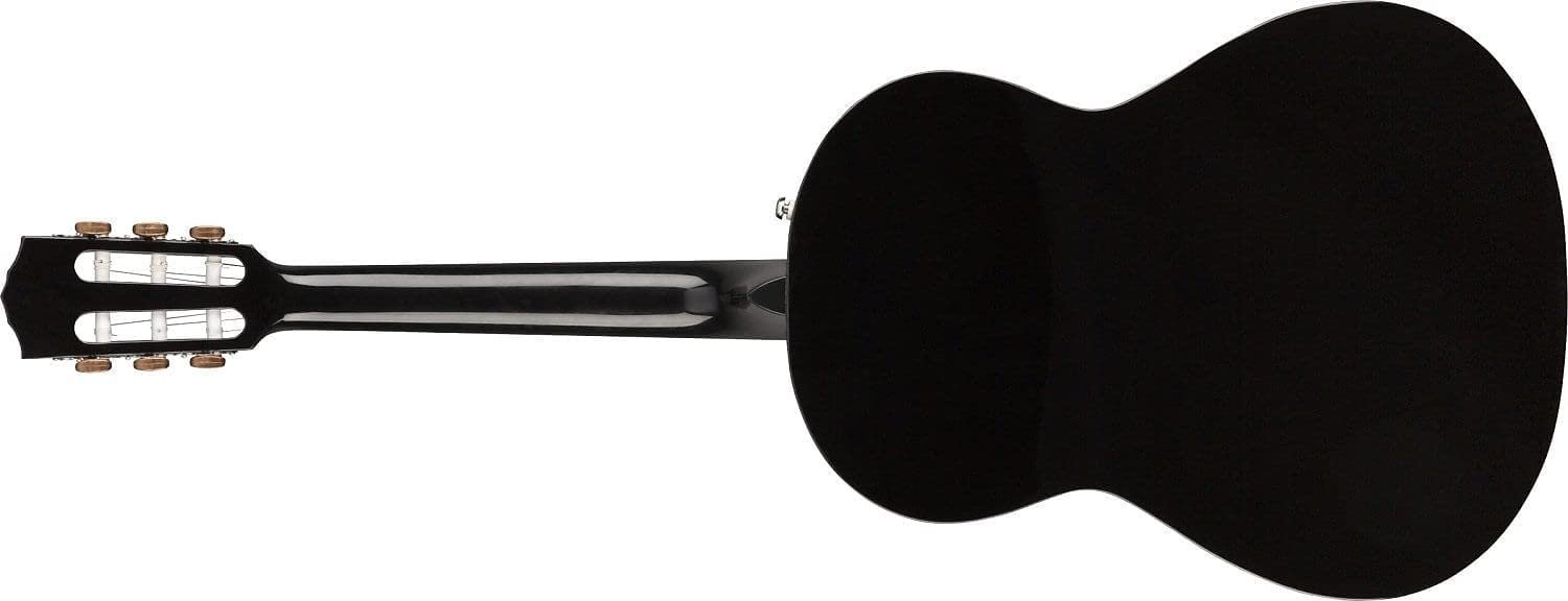 Fender CN-60S Nylon Acoustic Guitar, Walnut Fingerboard, Black