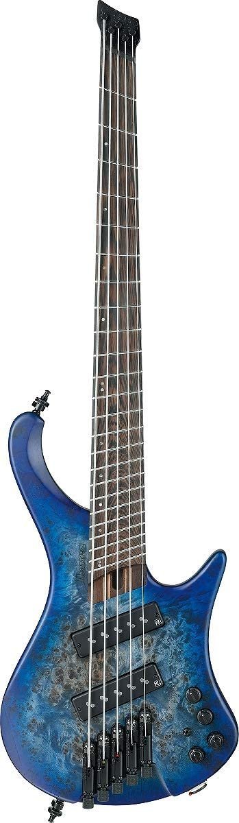 Ibanez EHB1505MS Ergonomic Headless 5-String Multiscale Bass (Pacific Blue Burst Flat)