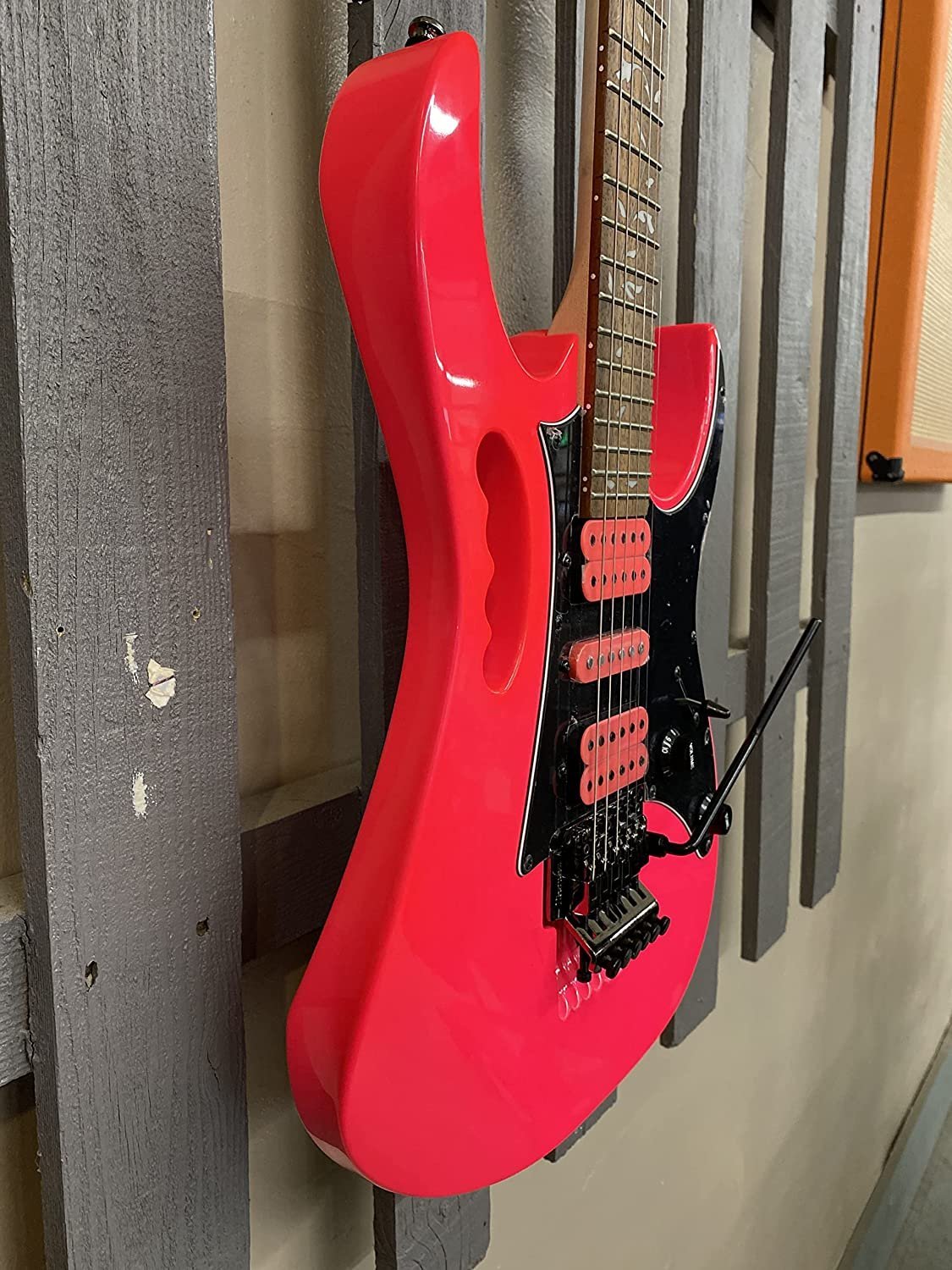 Ibanez Steve Vai Signature Electric Guitar, Rosewood Fretboard, Pink