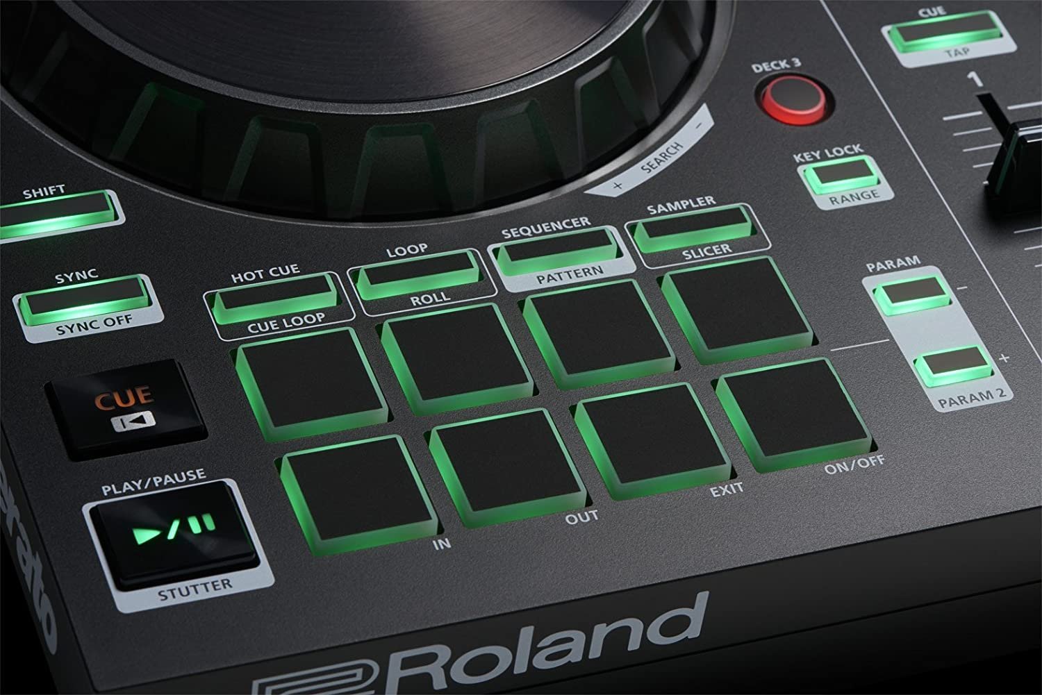 Roland DJ-202 Two-channel, Four-deck Serato DJ Controller