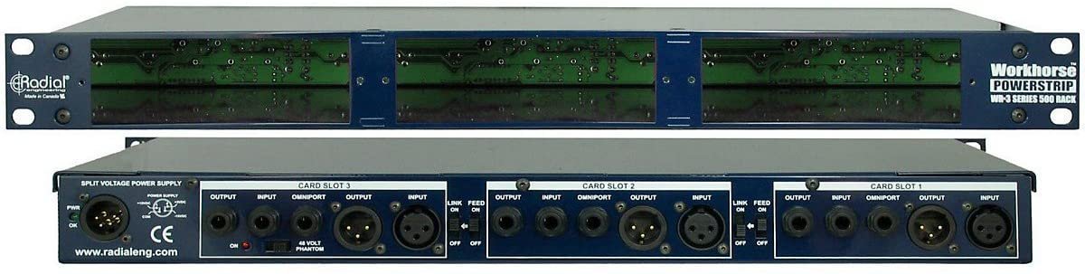Radial Engineering PowerStrip 500 Series 3-Slot Power Rack