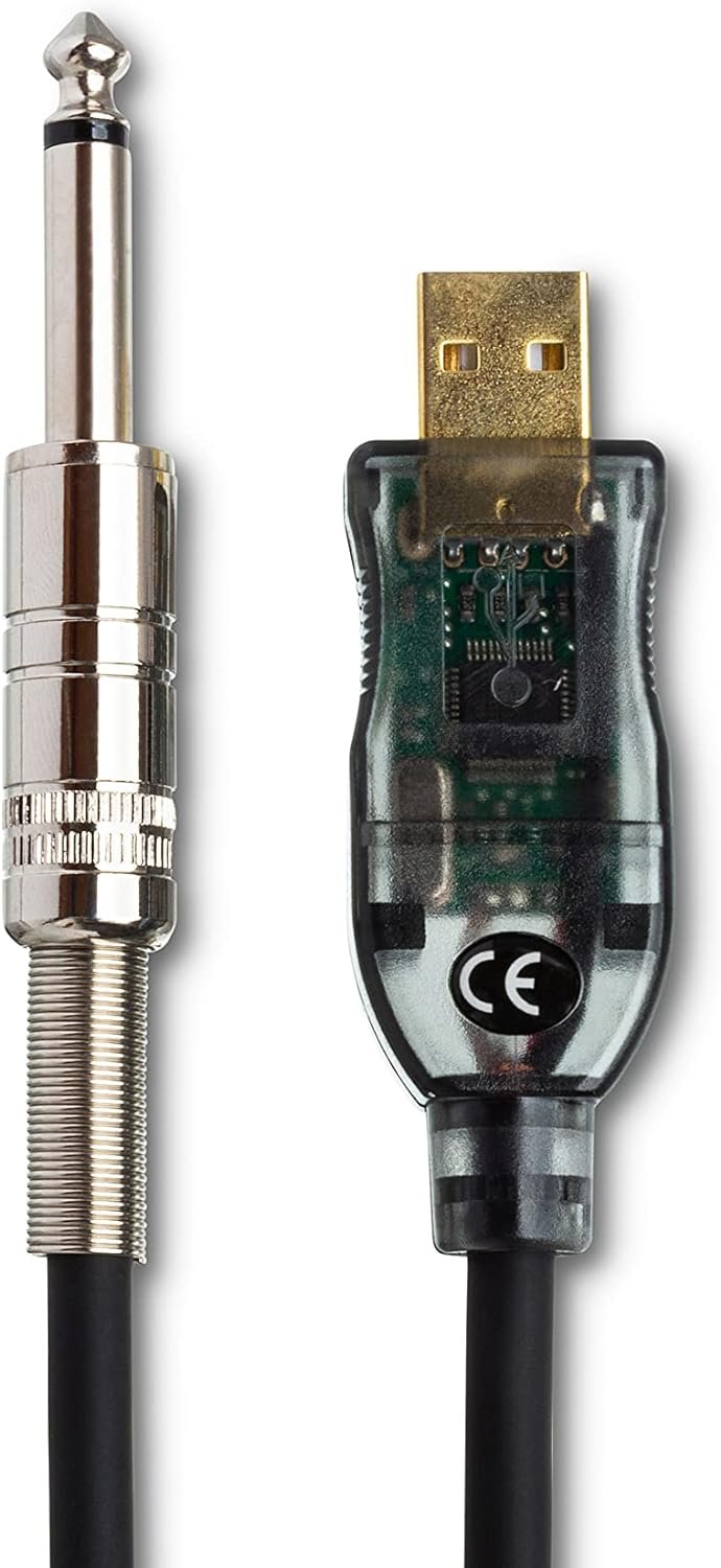 Hosa USQ TRACKLINK Guitar to USB Interface 1/4 Inch TS to USB Type A