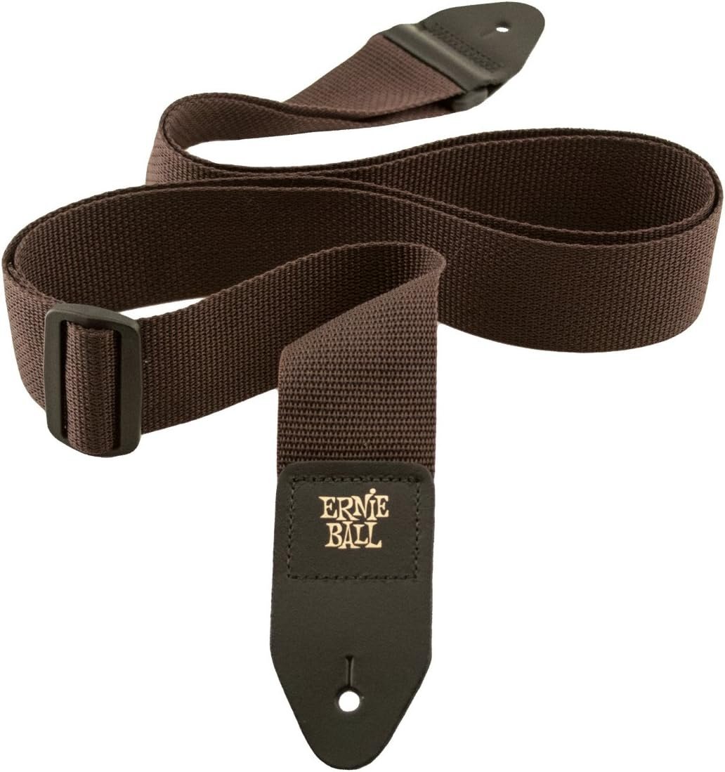 Ernie Ball Polypro Guitar Strap, Brown (P04052)