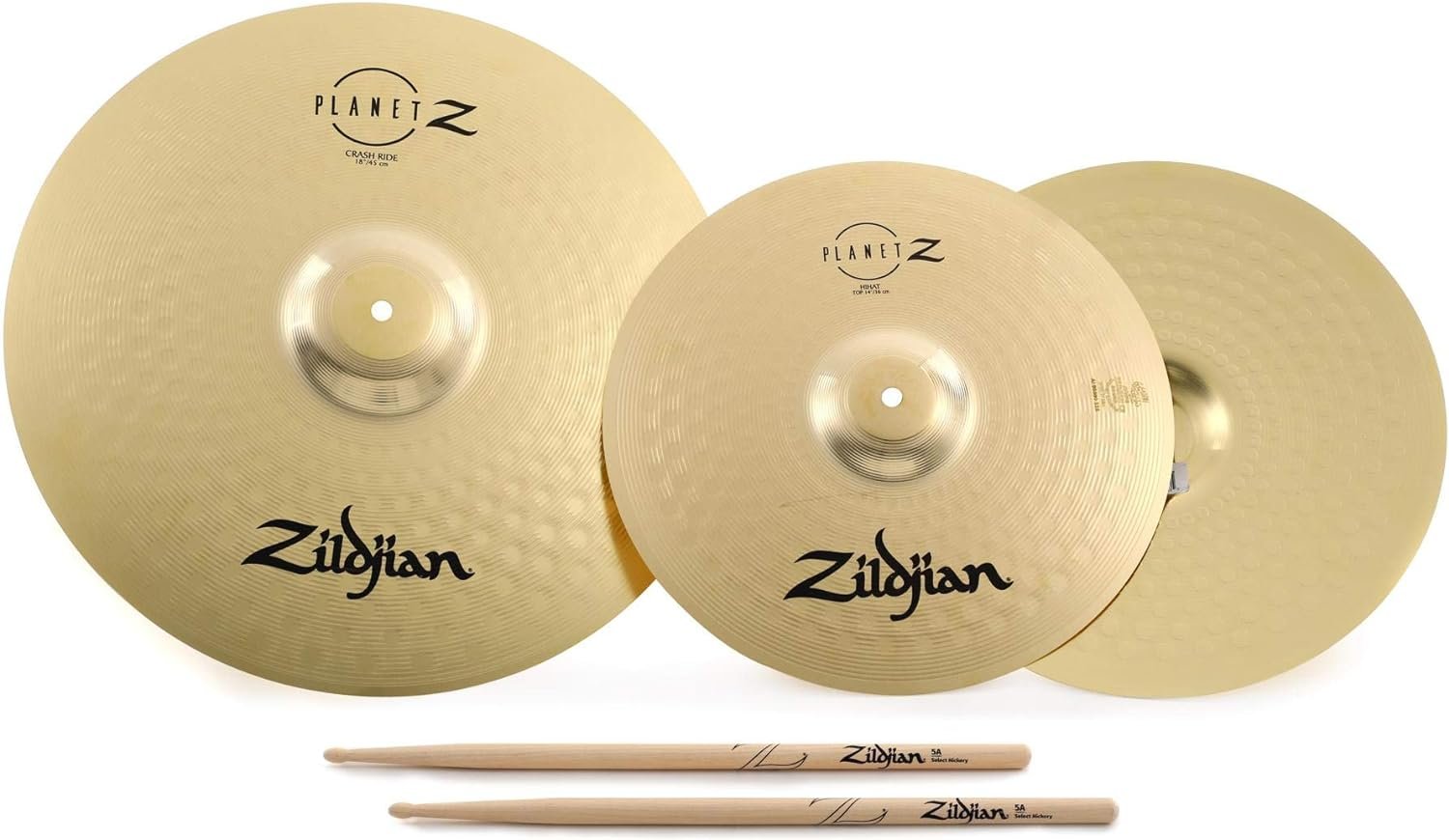Zildjian Company Planet Z Pro Cymbal Set - 14/18 inch