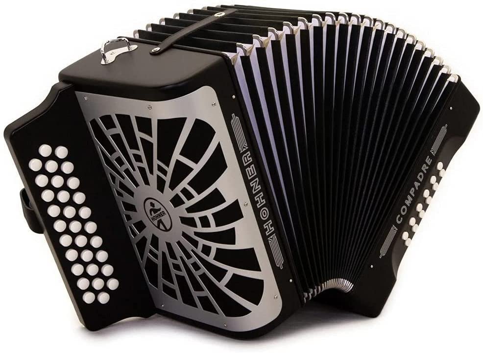 Hohner Compadre GCF Accordion with Gig Bag (Black)
