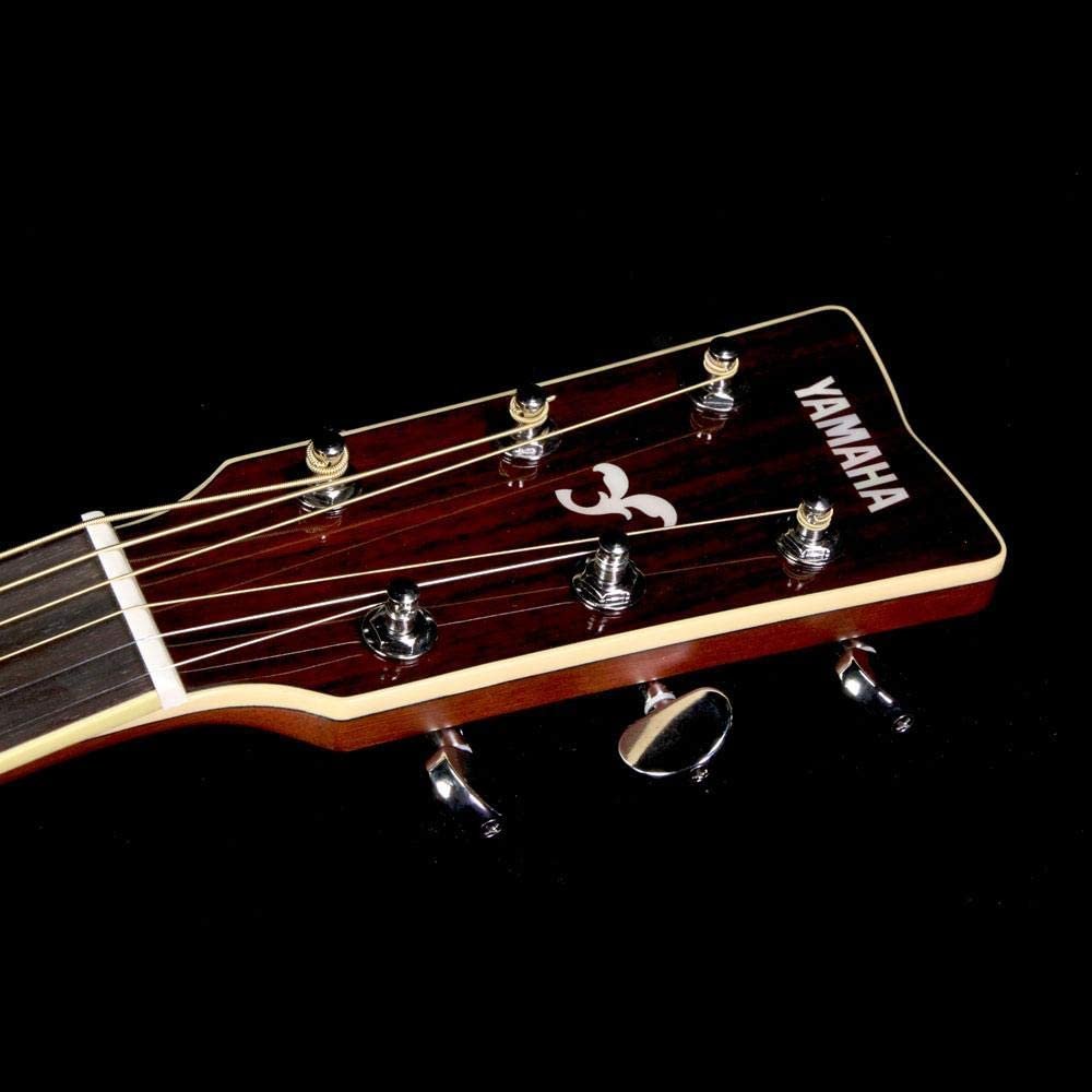 Yamaha FS830 Small Body Solid Top Acoustic Guitar, Dusk Sun Red