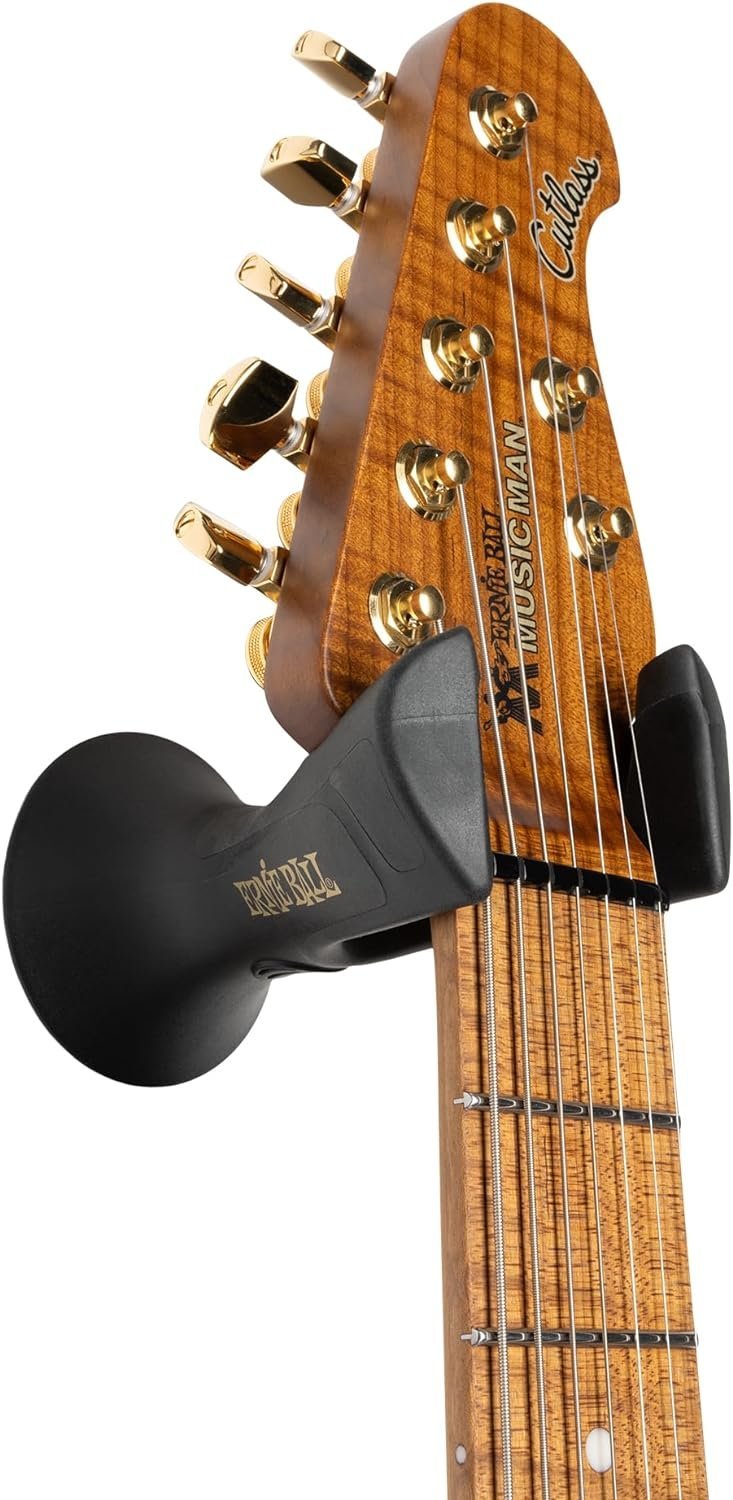 Ernie Ball Guitar/Bass Wall Mount Hanger - Black (P09619)