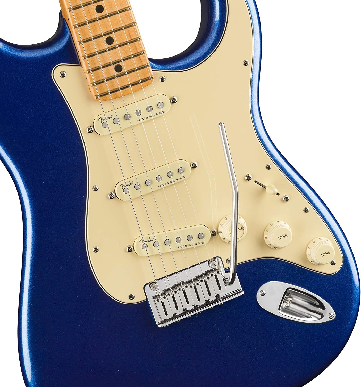 Fender American Ultra Stratocaster MN Cobra Blue w/Hardshell Case