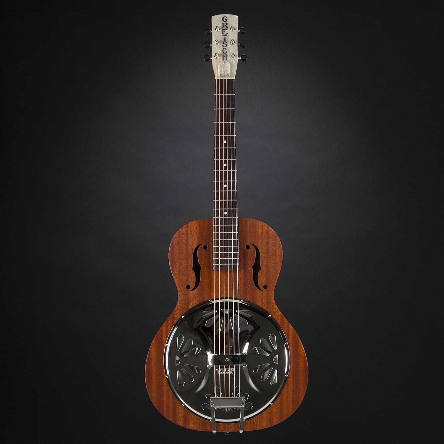 Gretsch G9200 Boxcar Round-Neck Mahogany Body Resonator 6-String Guitar with Padauk Fingerboard (Natural Finish)