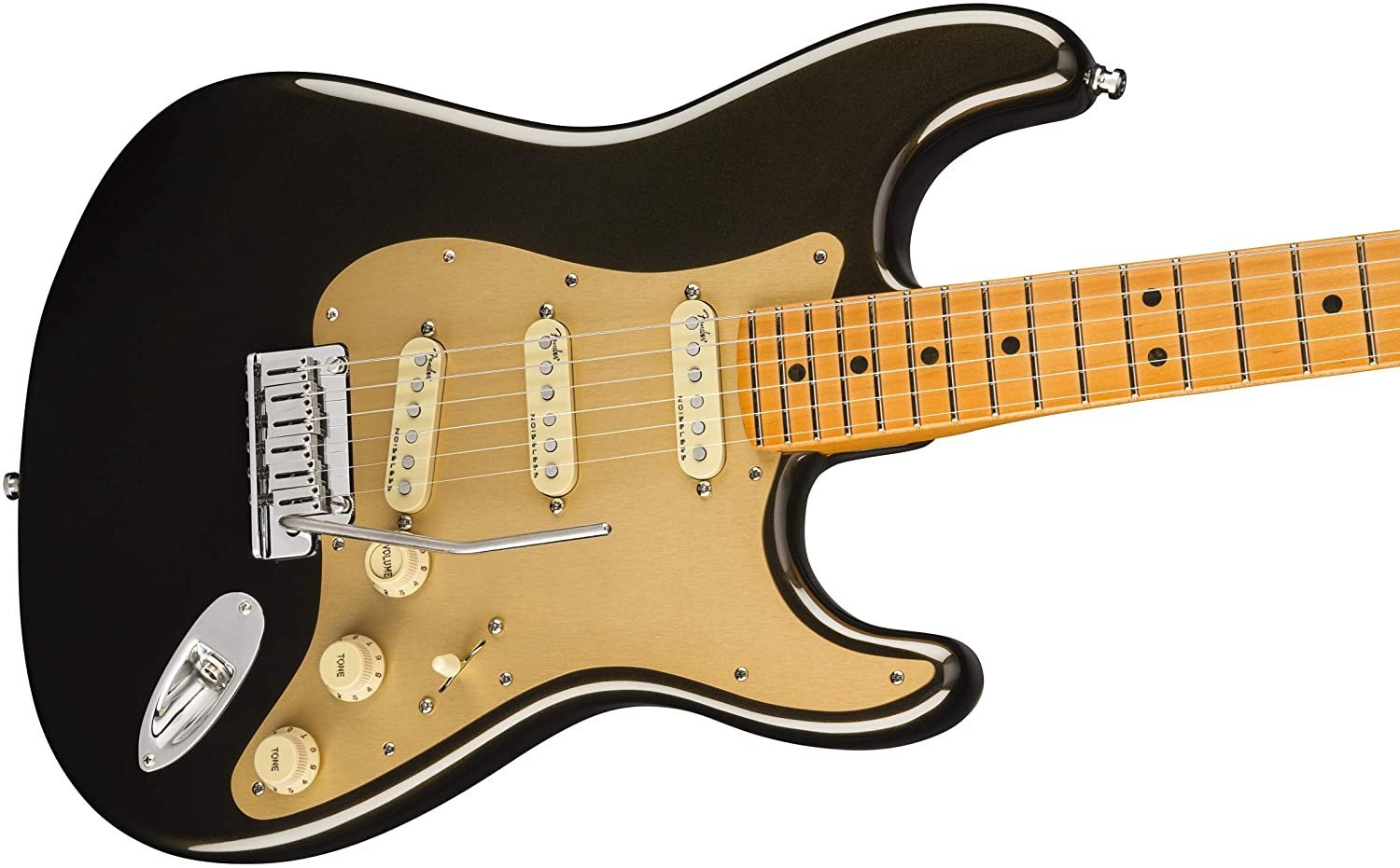Fender American Ultra Stratocaster®, Maple Fingerboard, Texas Tea W Elite Molded Case