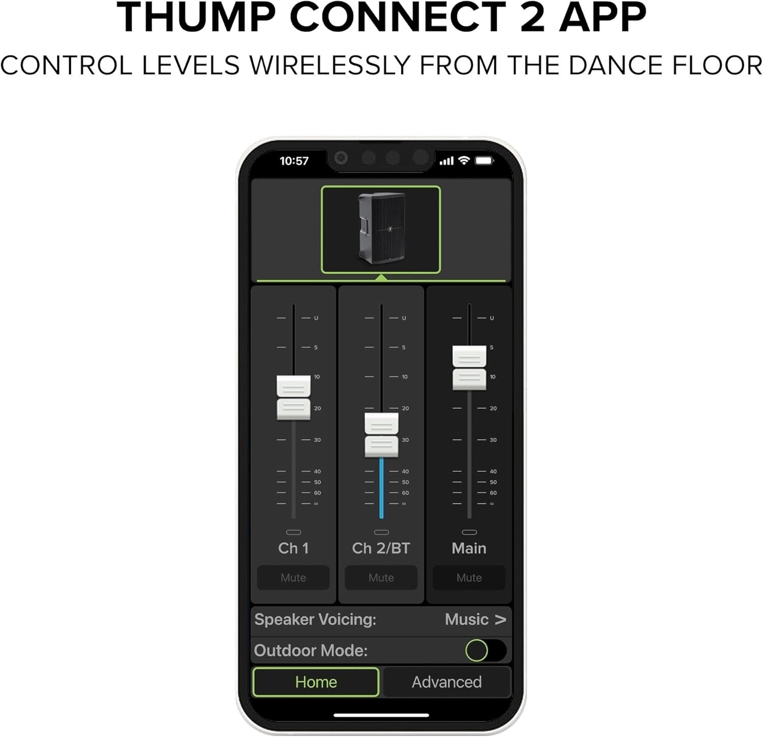 Mackie Thump210XT Enhanced 1,400-watt 10-inch Powered Speaker