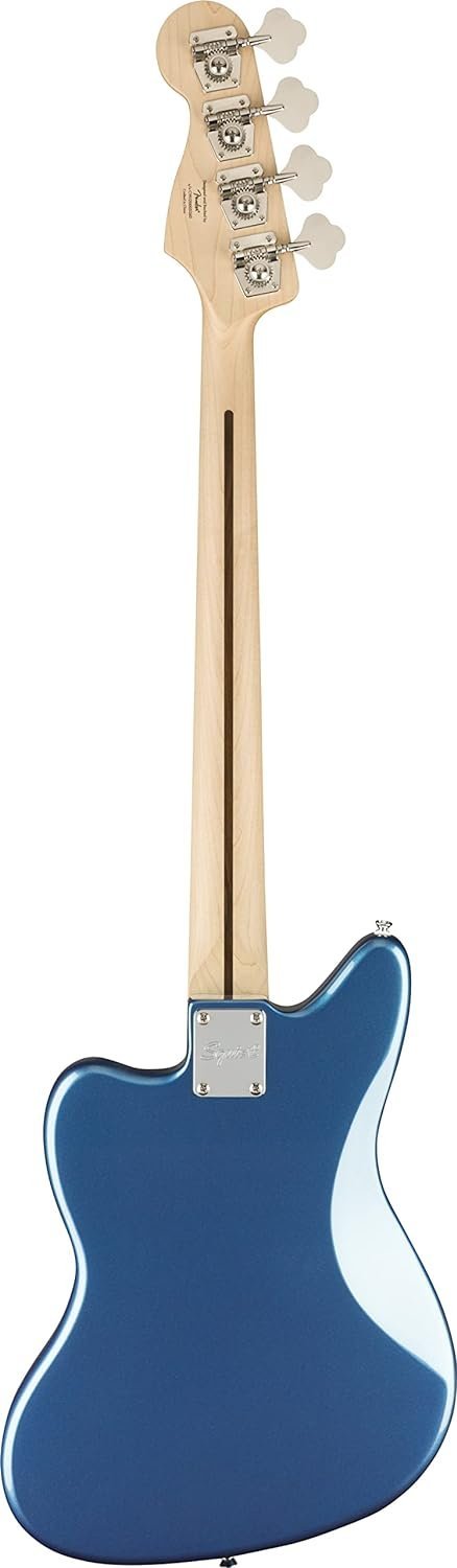 Squier Affinity Series Jaguar Bass, Lake Placid Blue, Maple Fingerboard