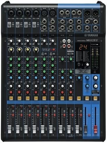 Yamaha MG12XU 12 Input 4 Bus Mixer with Effects