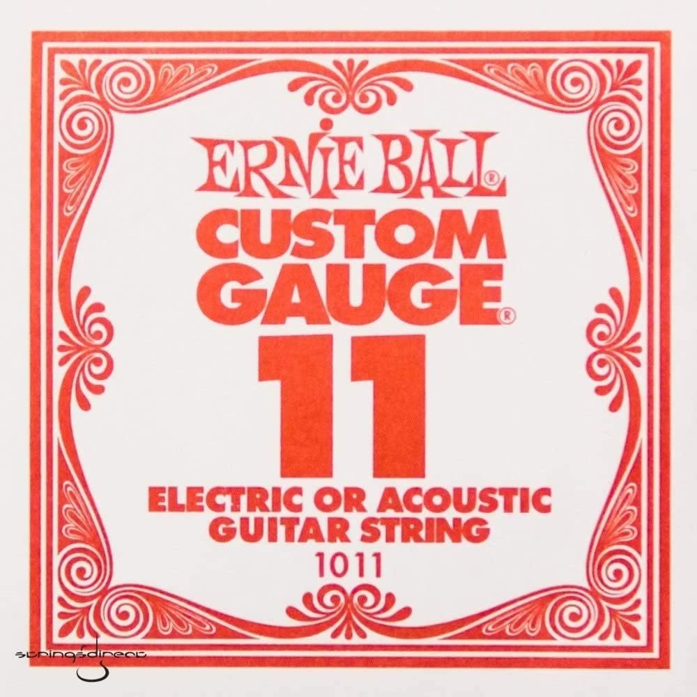 Ernie Ball Plain Steel, Single Strings, .011