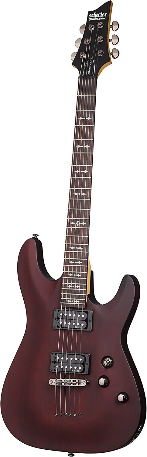 Schecter OMEN-6 6-String Electric Guitar, Black