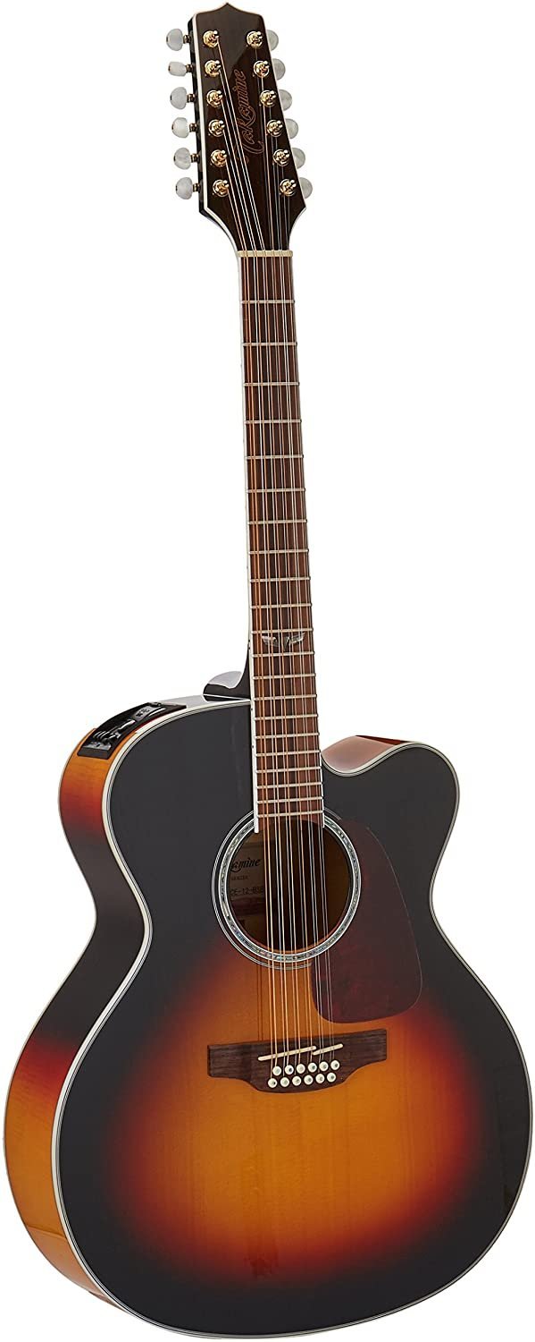 Takamine GJ72CE-12 G Series Jumbo Cutaway 12-String Acoustic-Electric Guitar Gloss Sunburst
