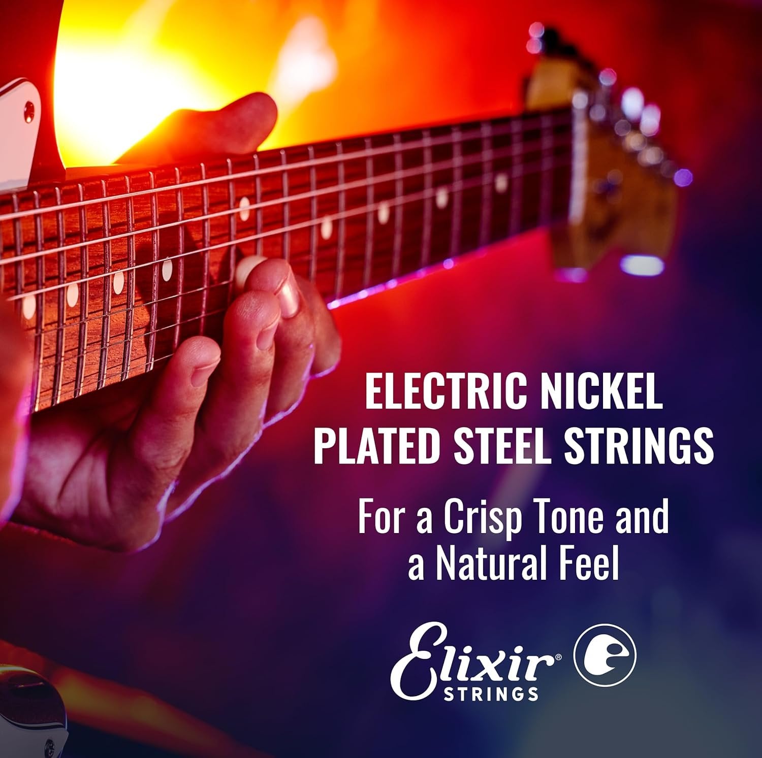 Elixir Strings 19077 Electric Guitar With Optiweb Coating, Light/Heavy (.010-.052)