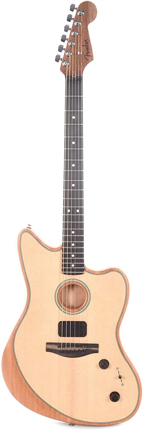 Fender American Acoustasonic Jazzmaster Natural Ebony Fingerboard