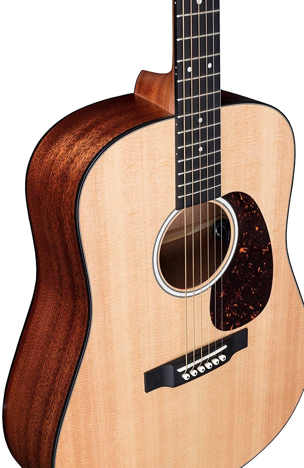 Martin Guitar Road Series D-10E Acoustic-Electric Guitar with Gig Bag, Sitka Spruce and Sapele Construction, D-14 Fret and Performing Artist Neck Shape with High-Performance Taper
