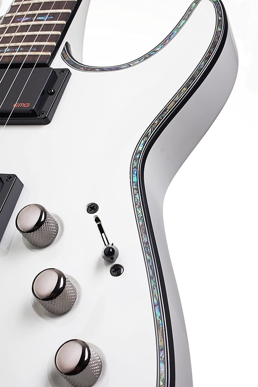 Schecter Hellraiser C-1 Electric Guitar (Gloss White)