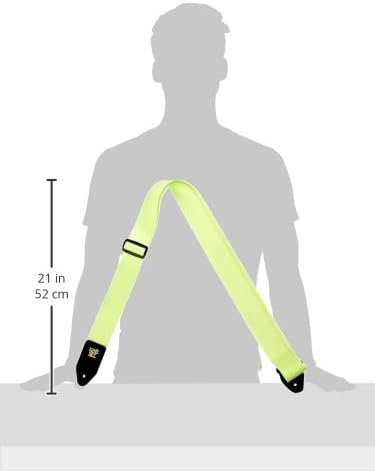 Ernie Ball Premium Guitar Strap, Neon Green (P05320)