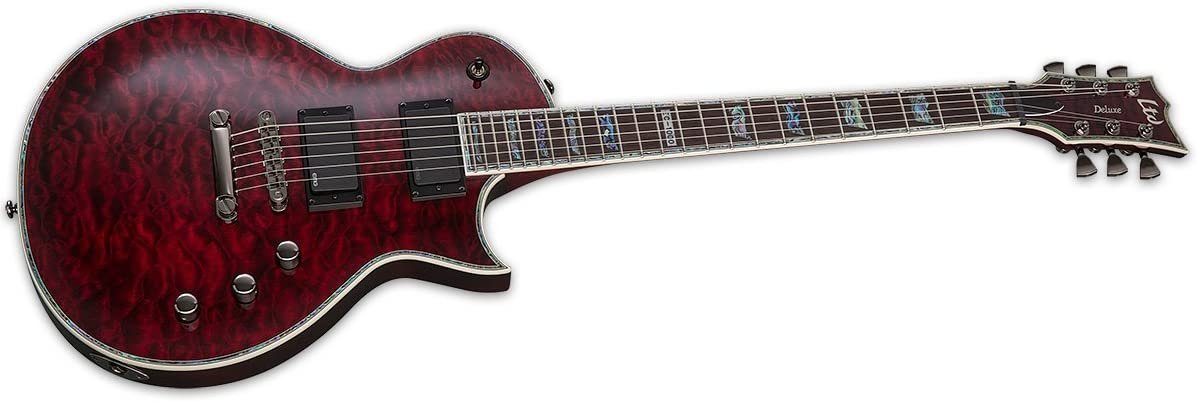 ESP LTD EC-1000 Electric Guitar, See Thru Black Cherry