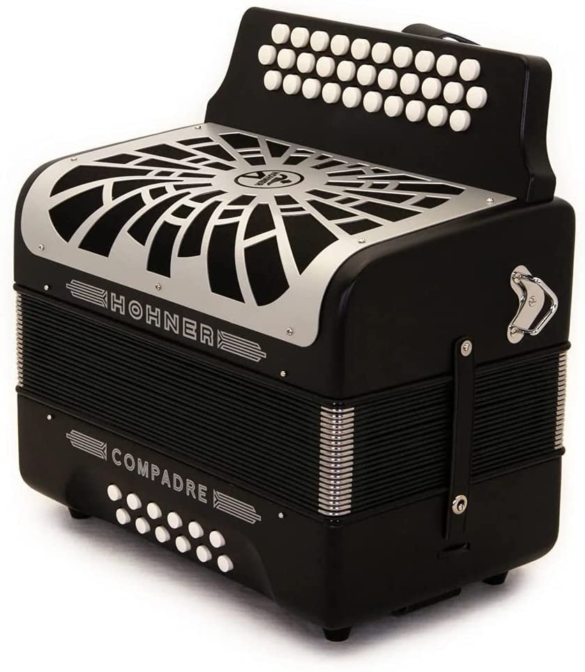 Hohner Compadre GCF Accordion with Gig Bag (Black)