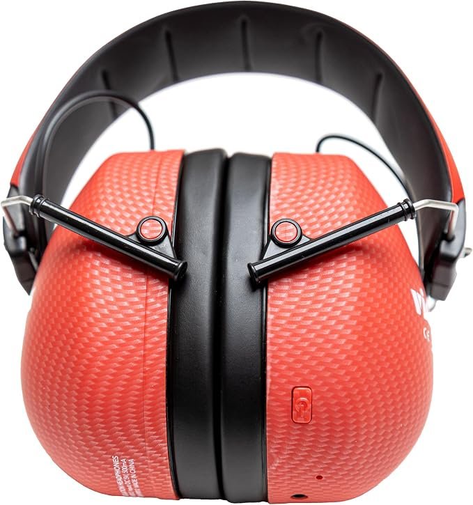 Vic Firth Bluetooth Isolation Headphones, Red (VXHP0012)