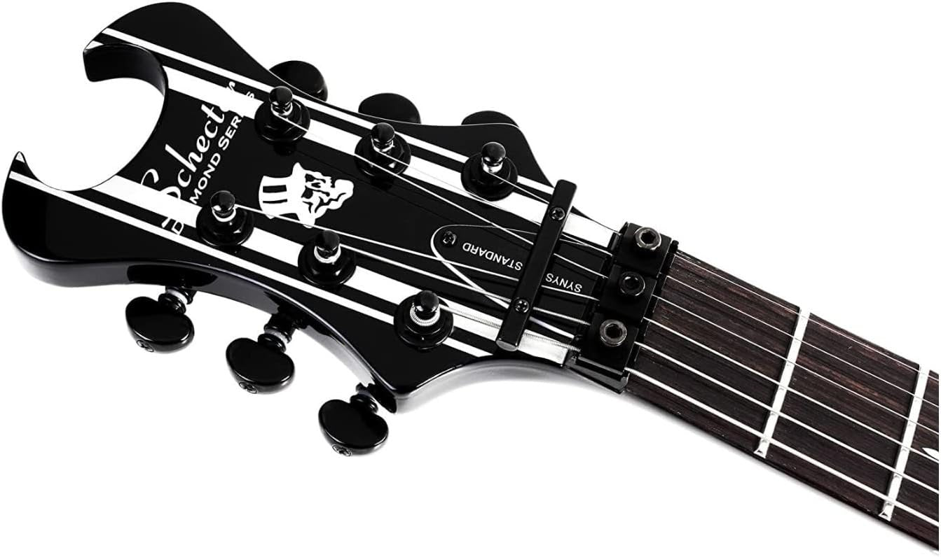 Schecter 6 String Solid-Body Electric Guitar, Gloss Black (1739)