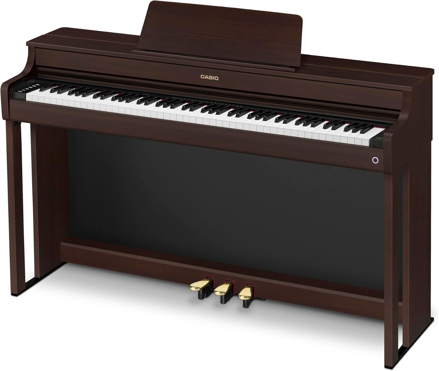 Casio CELVIANO AP-300 Console Digital Piano, with 88 Weighted Keys, 19 Tones, 40W Speaker System, Bluetooth Audio/MIDI, USB, Rosewood Finish (AP-300BN)