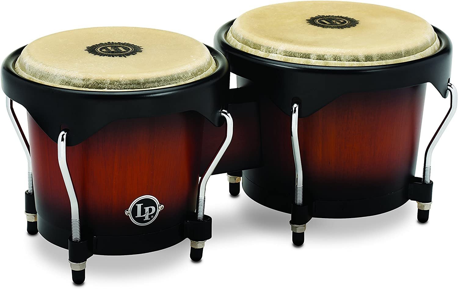 Latin Percussion LP601NY-VSB LP City Wood Bongos - Vintage Sunburst