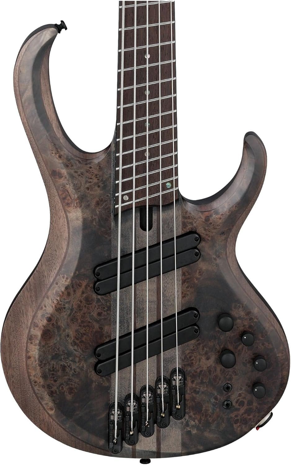 Ibanez BTB805MS Bass Workshop 5-String Bass Multi-Scale Transparent Gray Flat