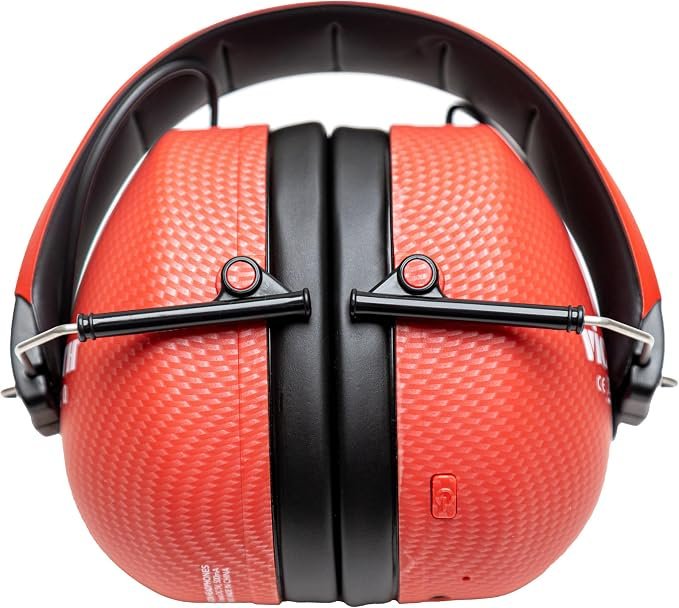 Vic Firth Bluetooth Isolation Headphones, Red (VXHP0012)