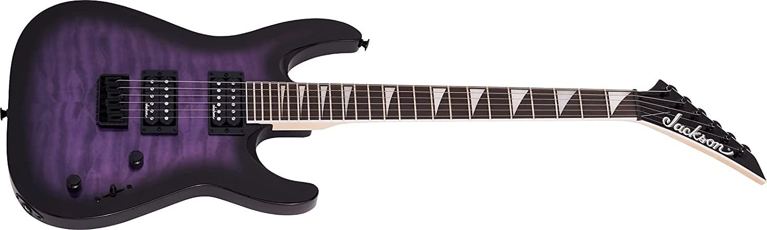 Jackson JS Series Dinky Arch Top JS32Q DKA HT Transparent Purple Burst