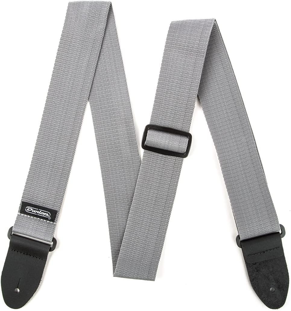 Dunlop D0701GY Dunlop Poly Strap-Gray.