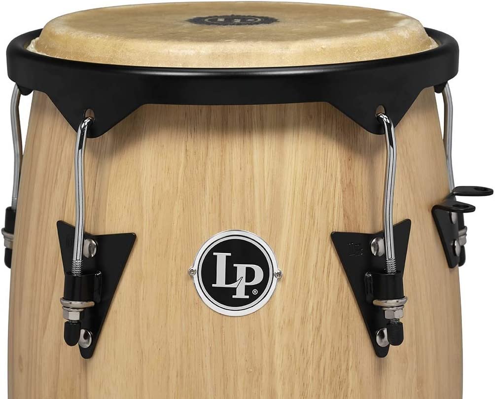 Latin Percussion LP City Wood Congas 10" & 11" Set - Natural Satin Finish