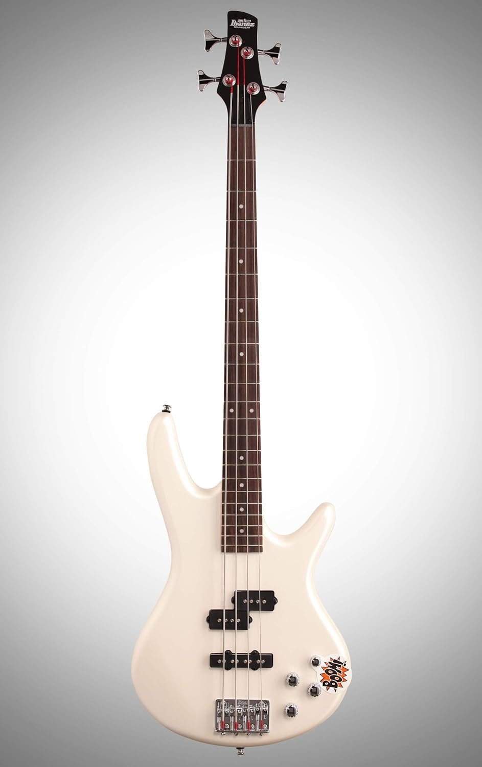 Ibanez 4 String Bass Guitar, Right Handed, Pearl White (GSR200PW)