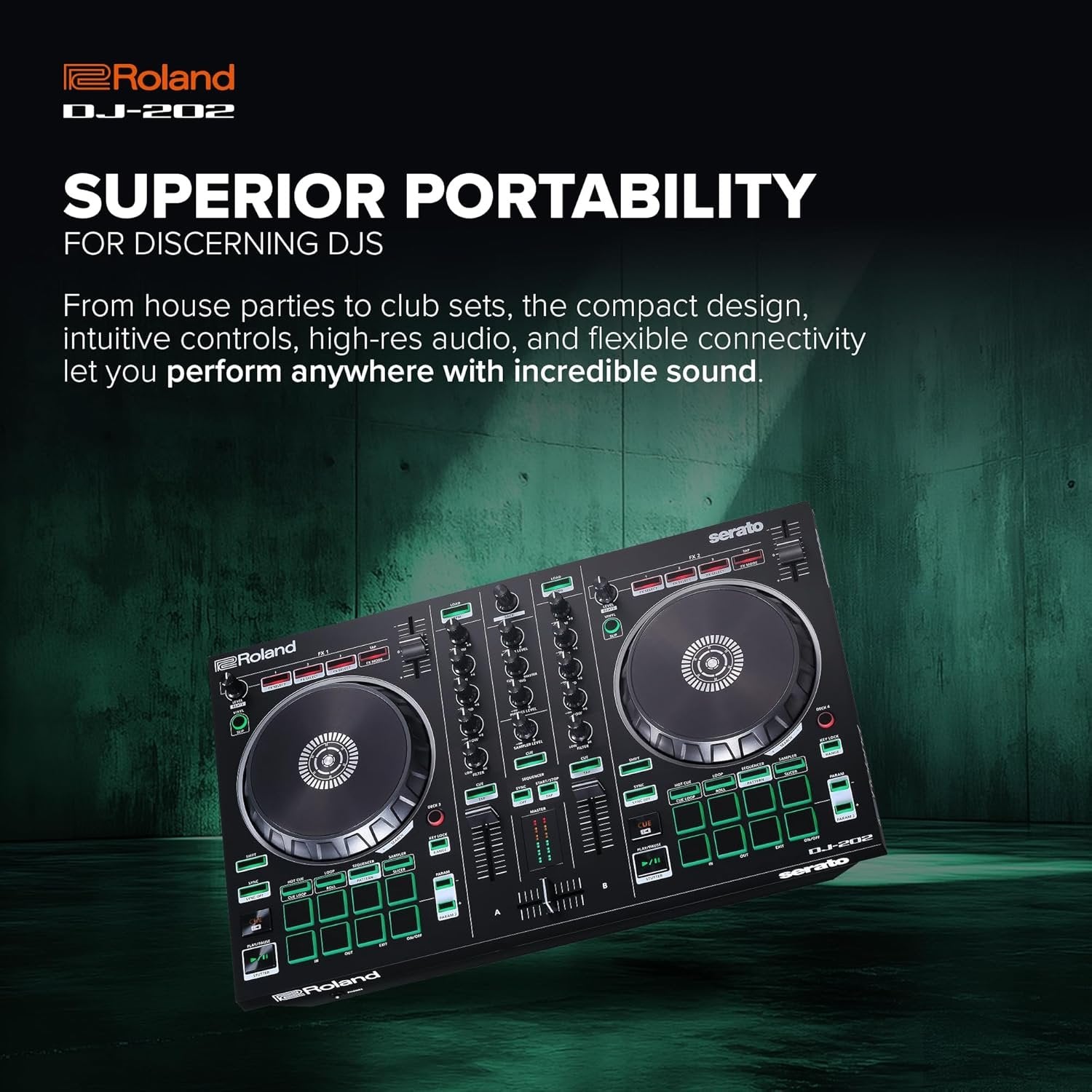 Roland DJ-202 Compact DJ Controller