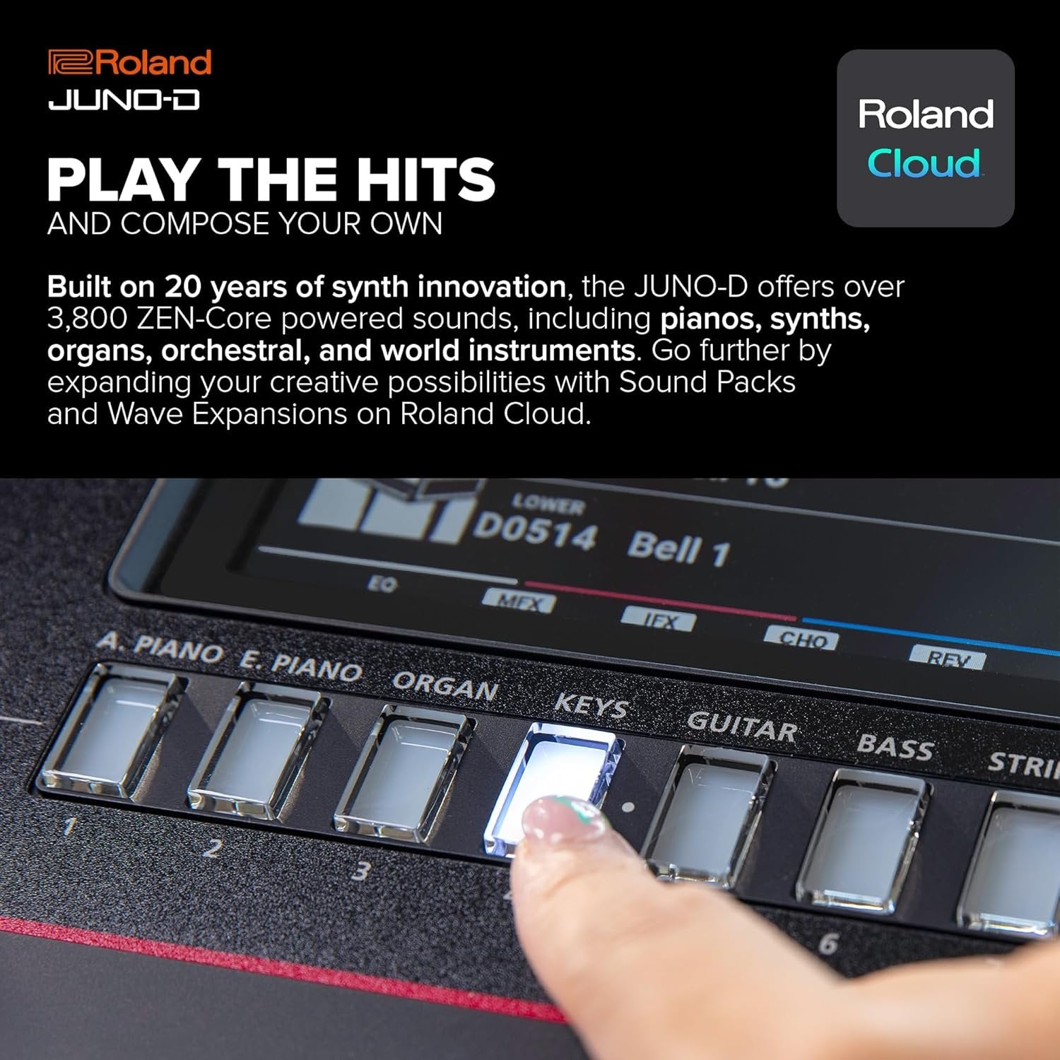 Roland JUNO-D6 Synthesizer | 61-Note Keyboard