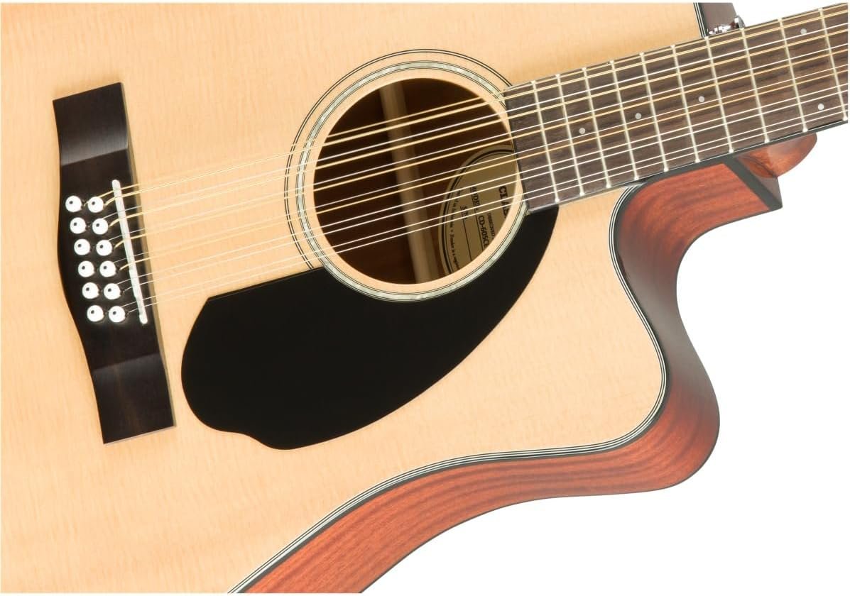 FENDER CD-60SCE DREADNOUGHT 12 STRING ACOUSTIC ELECTRIC GUITAR, WALNUT FINGERBOARD, NA